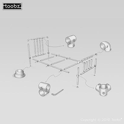 Bett Bochum: L / 42,4mm / silber
